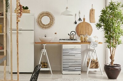 Magnetinis lipdukas indaplovei Baltos lentos