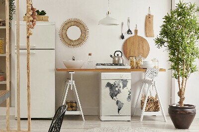 Magnetinis kilimėlis indaplovei Senojo pasaulio žemėlapis