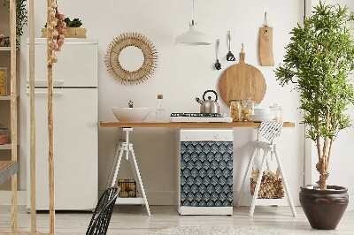 Magnetinis kilimėlis indaplovei Vintažinės gėlės