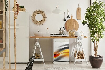 Magnetinis lipdukas indaplovei Abstrakcija