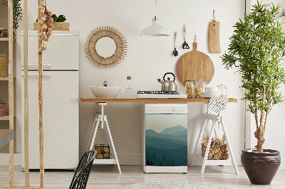 Magnetinis lipdukas indaplovei Kalnų vaizdas