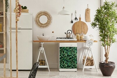Magnetinis lipdukas indaplovei Tropiniai lapai