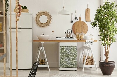 Magnetinis kilimėlis indaplovei Egzotiški lapai