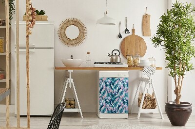 Magnetinis kilimėlis indaplovei Vaivorykštės lapai