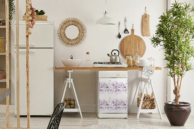 Magnetinis lipdukas indaplovei Gėlių abstrakcija