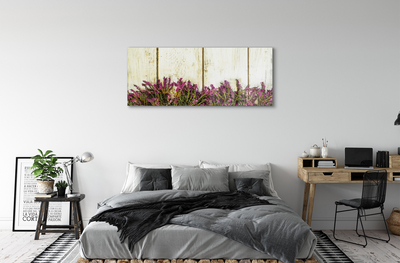 Akriliniai paveikslas Violetinės lentos gėlės