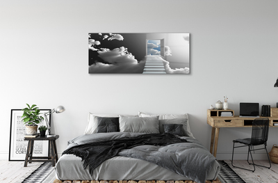 Akriliniai paveikslas Durų debesų laiptai