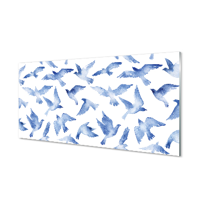 Akrilo stiklo paveikslas Nupiešti paukščiai