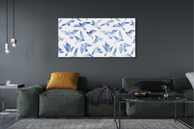 Akrilo stiklo paveikslas Nupiešti paukščiai