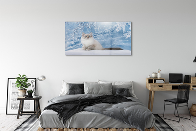 Akriliniai paveikslas Katė žiemą