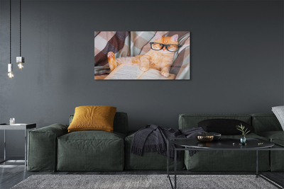 Akriliniai paveikslas Skaitanti katė
