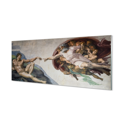 Akriliniai paveikslas Adomo sutvėrimas – Mikelandželas