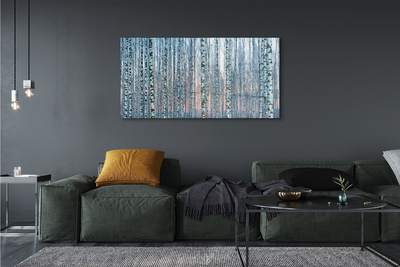 Akrilo stiklo paveikslas Beržyno saulėlydis