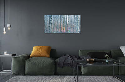 Akrilo stiklo paveikslas Beržyno saulėlydis