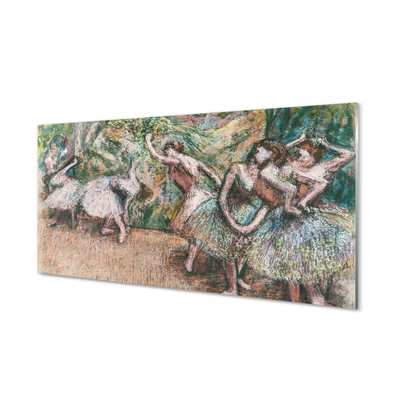 Akrilo stiklo paveikslas Baleto scena – Edgaras Degas