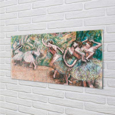 Akrilo stiklo paveikslas Baleto scena – Edgaras Degas