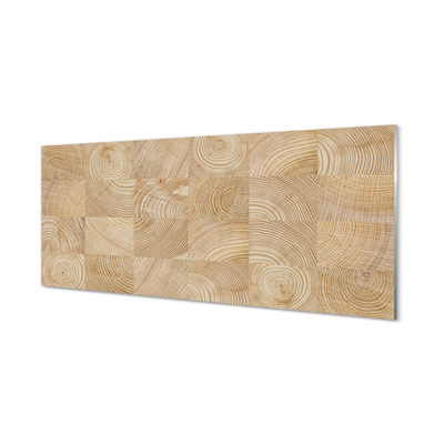 Akrilo stiklo paveikslas Kubo grūdų mediena