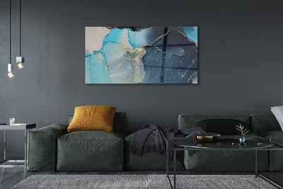 Akrilo stiklo paveikslas Marmuro akmens abstrakcija