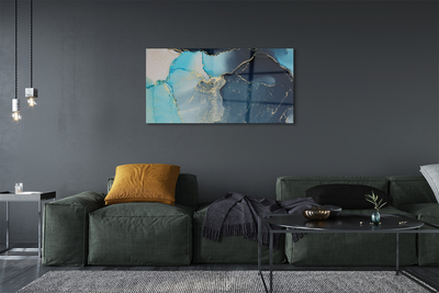 Akrilo stiklo paveikslas Marmuro akmens abstrakcija