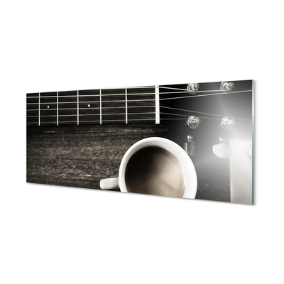 Akrilo stiklo paveikslas Gitaros kava