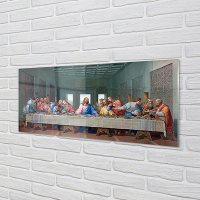 Paveikslas ant akrilinio stiklo Paskutinė vakarienė – Leonardo da Vinci