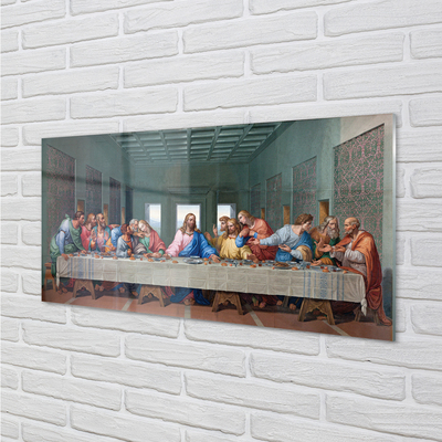 Paveikslas ant akrilinio stiklo Paskutinė vakarienė – Leonardo da Vinci