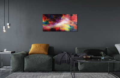 Akrilo stiklo paveikslas Abstrakčių bangų fraktalai