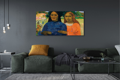 Paveikslas ant drobes Dvi moterys – Paul Gauguin