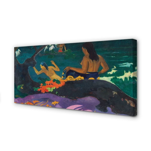 Nuotrauka ant drobes Fatata te Miti (Prie jūros) – Paul Gauguin