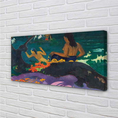 Nuotrauka ant drobes Fatata te Miti (Prie jūros) – Paul Gauguin