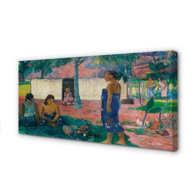 Print ant drobės No te aha oe riri (Kodėl tu pyksti?) – Paul Gauguin