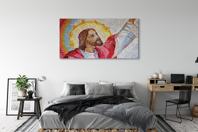 Print ant drobės Jėzaus mozaika