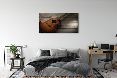 Print ant drobės Gitara