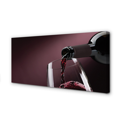 Foto paveikslai ant drobės Bordo vyno fonas
