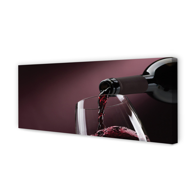 Foto paveikslai ant drobės Bordo vyno fonas