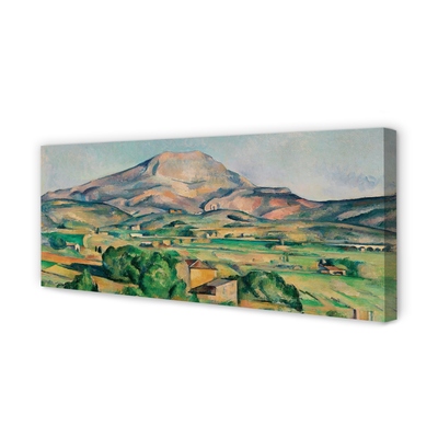 Foto paveikslai ant drobės Mount Šv. Viktorija – Polas Sezanas