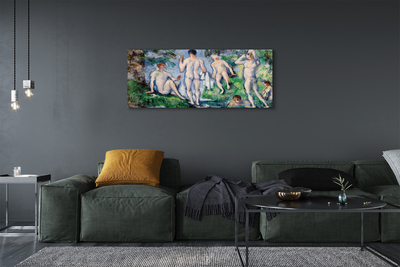 Paveikslas ant drobes Pirtininkai – Paul Cézanne