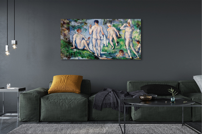 Paveikslas ant drobes Pirtininkai – Paul Cézanne
