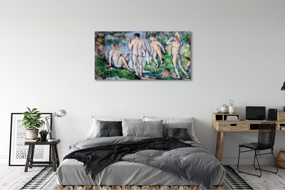 Paveikslas ant drobes Pirtininkai – Paul Cézanne