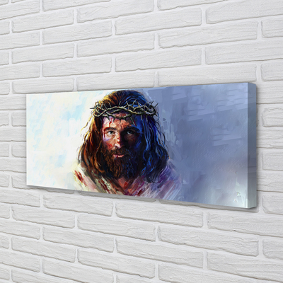 Foto ant drobes Jėzaus atvaizdas