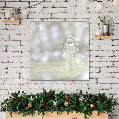 Paveikslas ant drobes „Shine Glass Angel“ ornamentas
