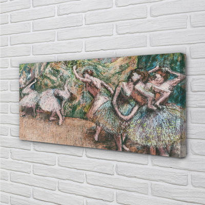 Print ant drobės Baleto scena – Edgaras Degas