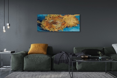 Print ant drobės Dvi skintos saulėgrąžos (III) – Vincentas van Gogas