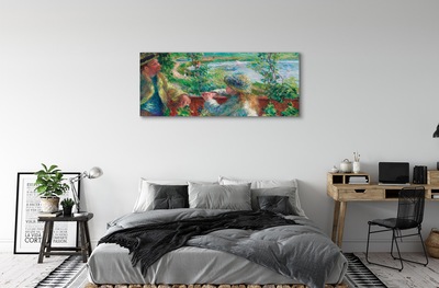 Print ant drobės Prie vandens – Pierre'as Auguste'as Renoir