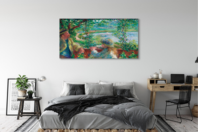 Print ant drobės Prie vandens – Pierre'as Auguste'as Renoir