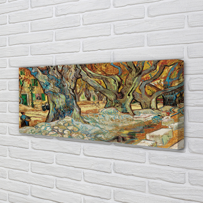 Paveikslas ant drobes Kelio taisymas – Vincentas van Gogas