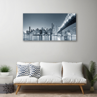 Foto paveikslai ant drobės Miesto tilto architektūra