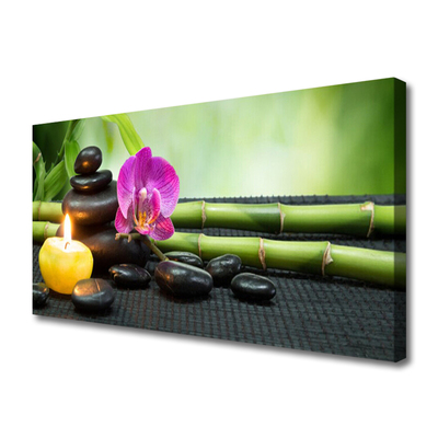 Paveikslas ant drobes Bamboo Flower Zen SPA