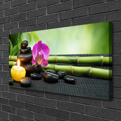 Paveikslas ant drobes Bamboo Flower Zen SPA