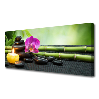 Paveikslas ant drobes Bamboo Flower Zen SPA